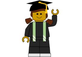 l hispanic graduate lego drawing