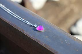 heart shape medallion on rail