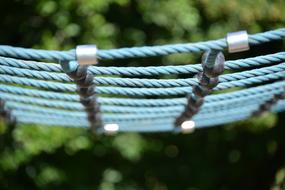 macro photo grid on the playground