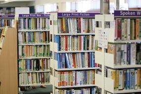 photo of keeping books in the library