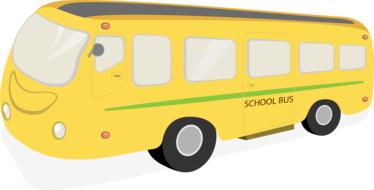 school bus, simple drawing