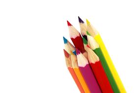 Artistic Bright Colorful pencils