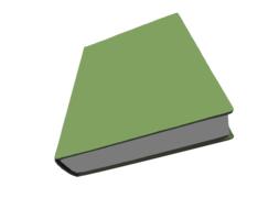 book with green cover as an illustration