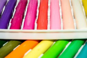 multicolored school plasticine