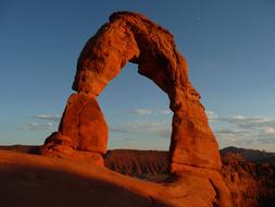 landscape of Arch Delicate Arches National