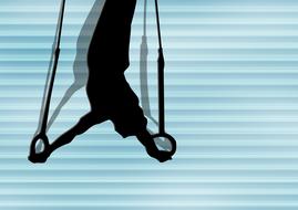 rope gymnastics silhouette