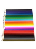 large set of colored pencils