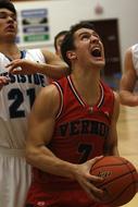 Basketball Player holding ball