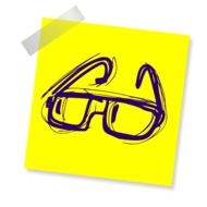 reading glasses icon