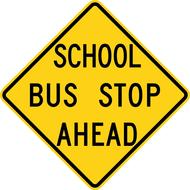 bus school transport vehicle sign