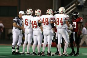 coin toss on the game