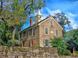 Philadelphia Pennsylvania School among the trees
