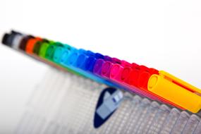 photo of colorful school supplies