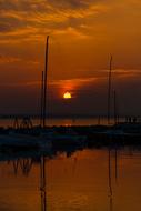 evening photo of Lake Garda in Italy