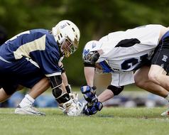 Lacrosse, two Players in game