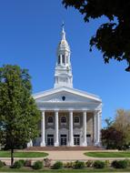 Lawrence Memorial Chapel at summer, usa, wisconsin, Appleton