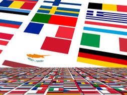 clipart of europe flags