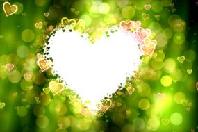 mockup for motherâs day with heart shape copyspace