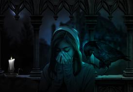 Fantasy Sad Girl composing