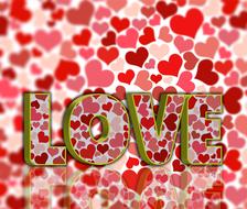 clipart of love romantic hearts