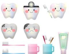 poster for teeth hygiene of children