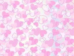 valentine background hearts bokeh as a drawing