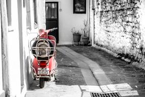 Vespa Backstreet in Greece