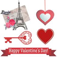 valentine s day set drawing
