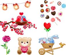 clip art of valentine s day icons