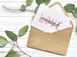 beautiful letter with love declaration