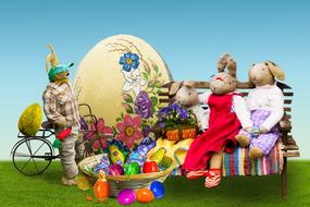 Easter Happy Nest drawing