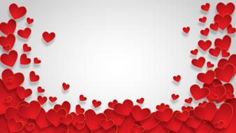 heart shape background drawing