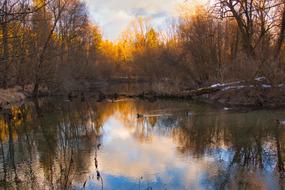 Sunset Dusk water