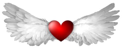 winged heart as an illustration