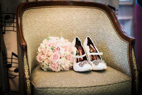 Bouquet Wedding and shoes