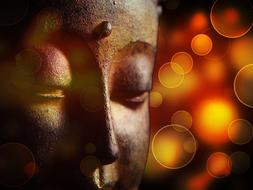 Buddha India face