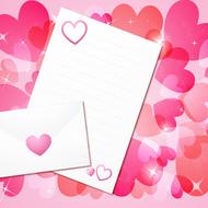 valentine background, hearts, drawing