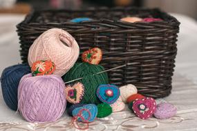 needlework for Valentine's day