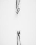 hands in the distance