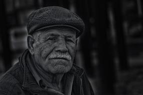 gentle Old Man Sad