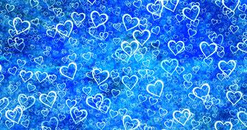 heart love friendly pattern drawing