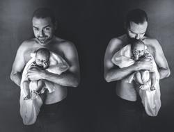 Men and Children Black And White