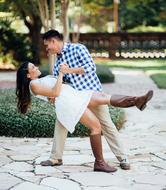 Happy Couple in park