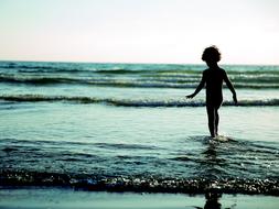 Beach and sea Child