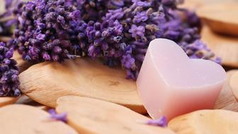 gentle Lavender Heart Soap