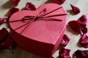 Box Red as a Heart