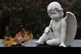 Angel Sculpture with Wings