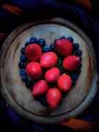 Different colorful tasty berries