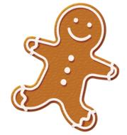 Beautiful and tasty Gingerbread boy