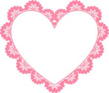 frame heart border decoration drawing